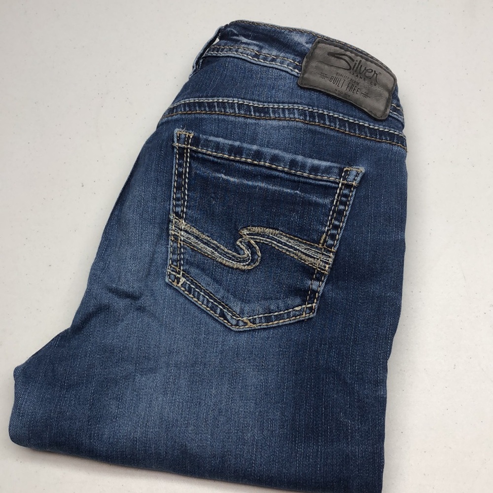 LIKE NEW SILVER AVERY HIGH-RISE ANKLE SKINNY JEANS 26x27 ⭐️